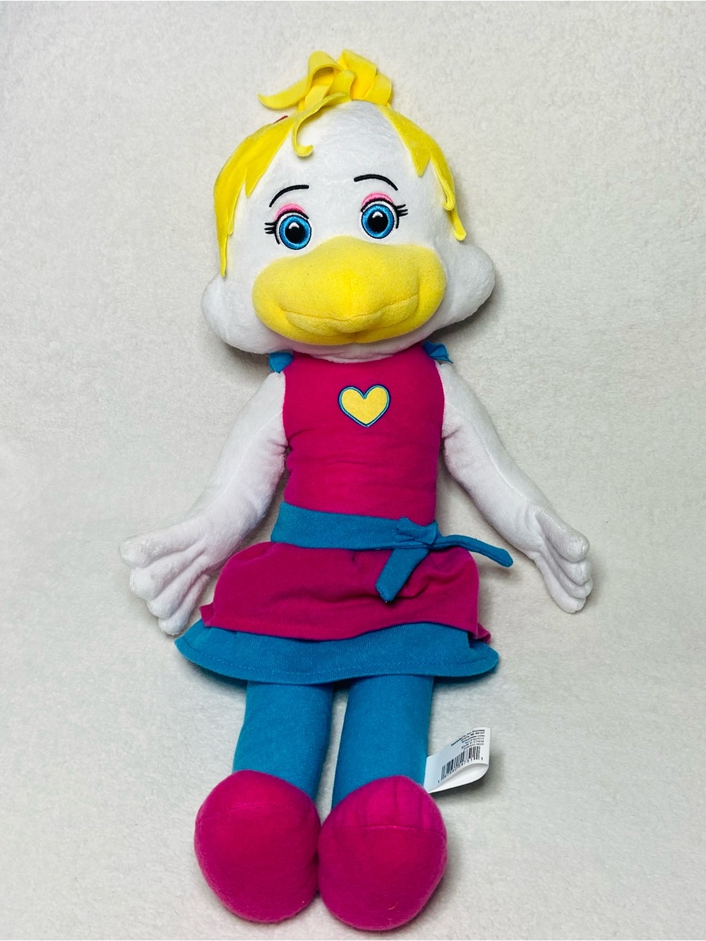 20” Chuck E Cheese Pizza Helen Hen Mascot Plush Anthro Bird Lovey
